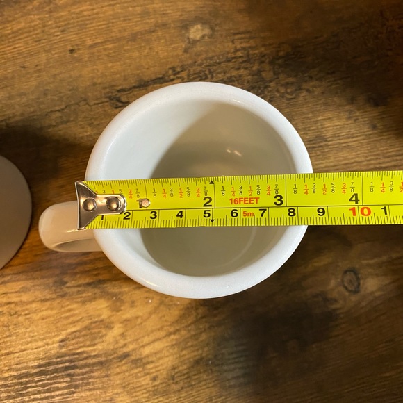 Pair Of Vintage Krispy Kreme Thick Heavy Ceramic Coffee Mug - Picture 9 of 9